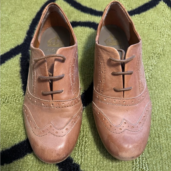 Crown Vintage Shoes - Crown Vintage Tan Oxfords